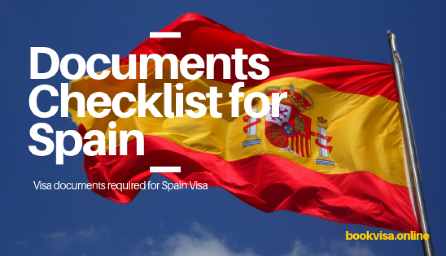 documents checklist for spain