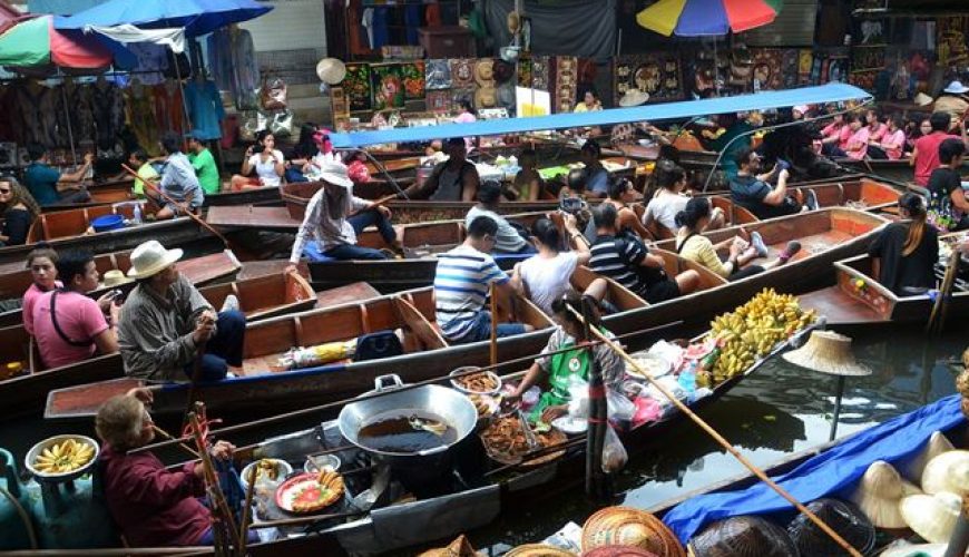 the floating market bangkok