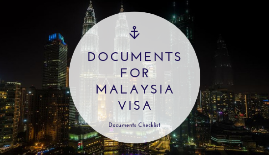 document checklist malaysia visa online