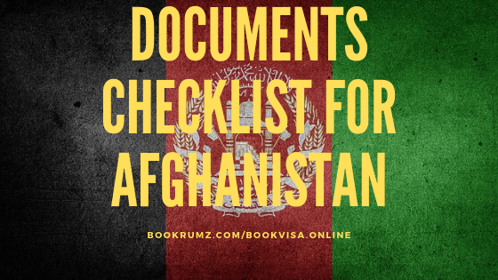 documents checklist for afghanistan