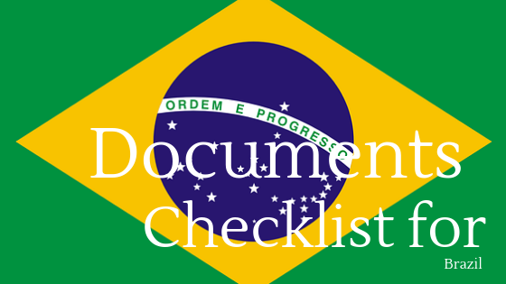 documents checklist for brazil