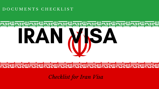 documents checklist for iran visa