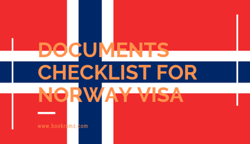 documents checklist for norway visa
