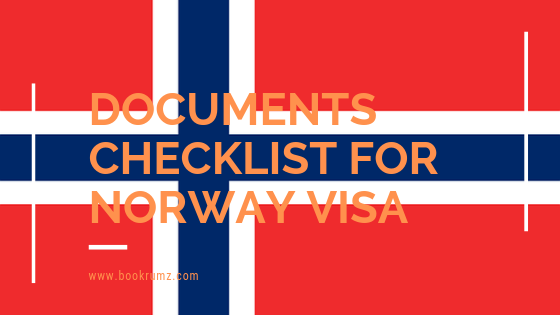 documents checklist for norway visa