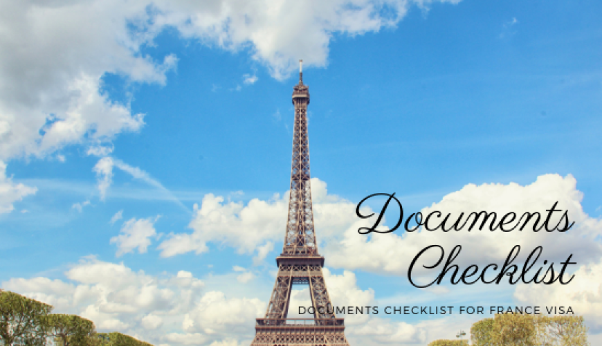 documents checklist for france