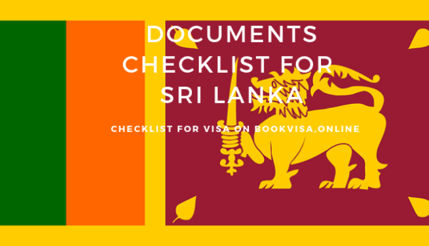 documents checklist for sri lanka
