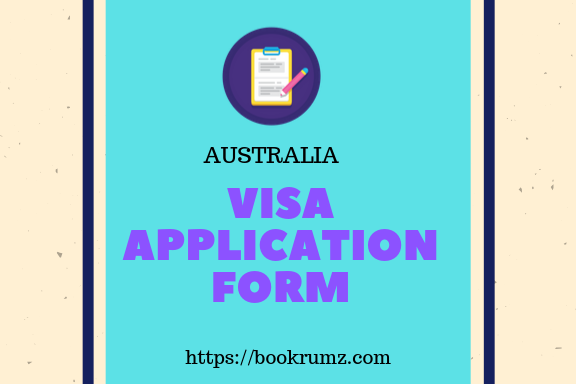 australia visa online application form