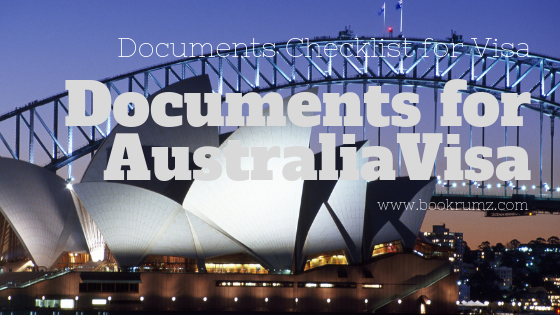 documents checklist of australia visa