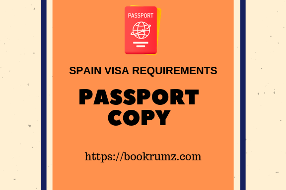spain visa application form