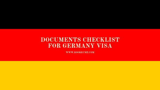 documents checklist for germany visa