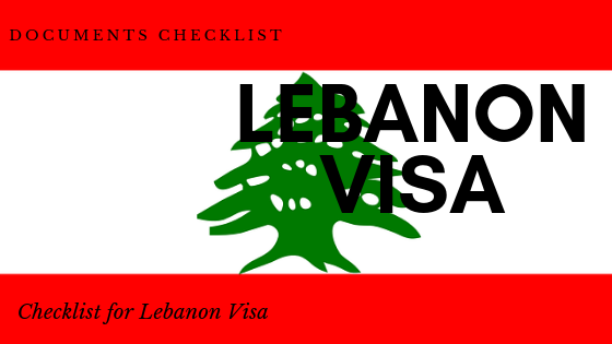 documents checklist for lebanon visa