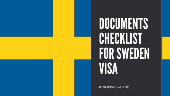 documents checklist for sweden visa
