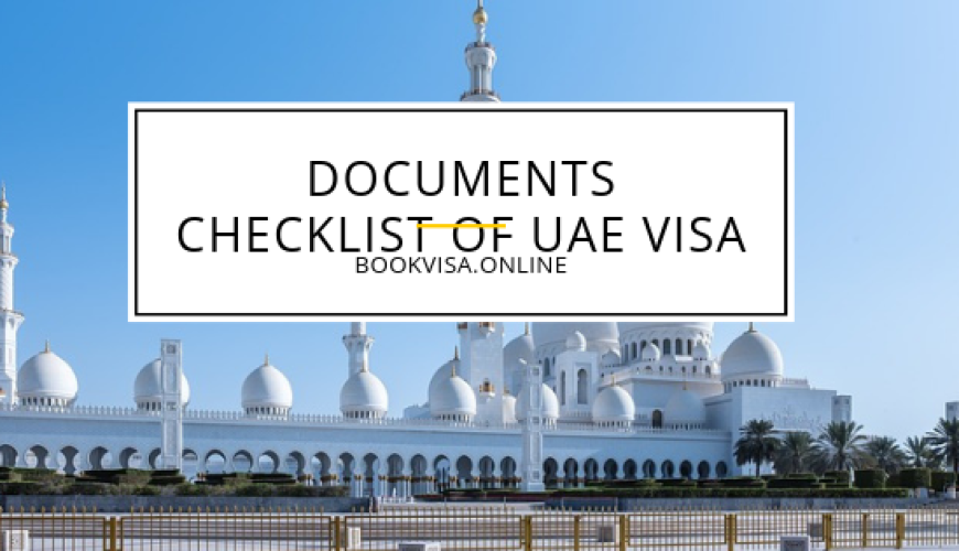 documents checklist of uae visa