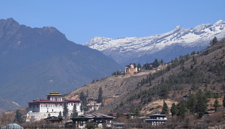 paro town in bhutan