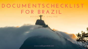 documents checklist for brazil Visa