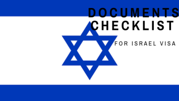 documents checklist for israel