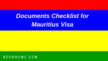 documents checklist for mauritius visa